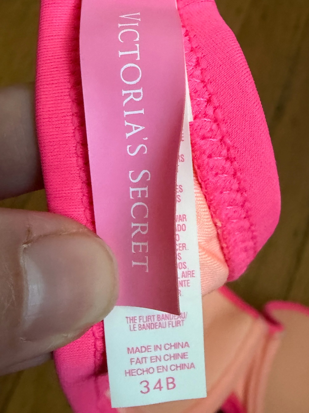 Victoria's Secret Neon Pink Ruffle Bikini Set - Picture 4 of 5